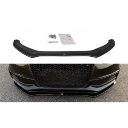 Maxton Lame Du Pare-Chocs Avant V.2 Audi S4 B8 FL Gloss Black, AU-S4-B8F-FD2G Tuning.fr