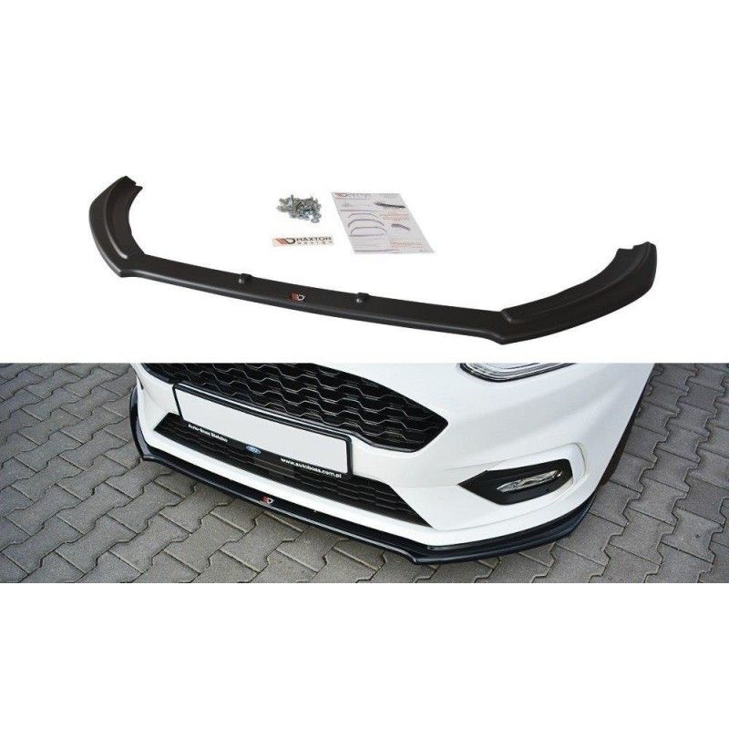 Maxton Lame Du Pare-Chocs Avant V.2 Ford Fiesta Mk8 ST / ST-Line Gloss Black, FO-FI-8-STLINE-FD2G Tuning.fr