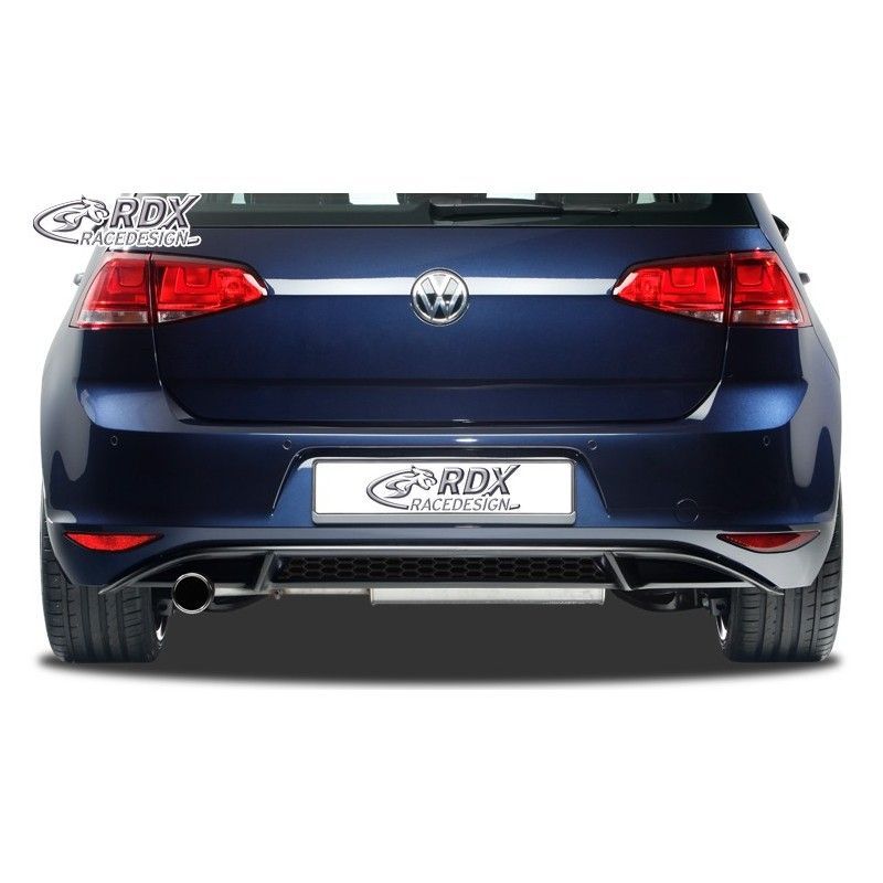 RDX rear bumper extension Tuning VW Golf 7 "GTI-Look" center part, VW RDX rear bumper extension Tuning VW Golf 7 "GTI-Look" center part, VW