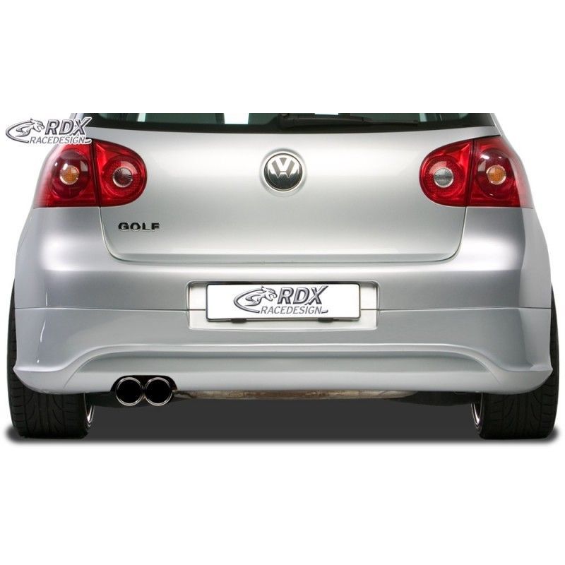 RDX rear bumper extension Tuning VW Golf 5 "R32 clean" with exhaust hole left, VW RDX rear bumper extension Tuning VW Golf 5 "R32 clean" with exhaust hole left, VW