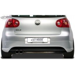 RDX rear bumper extension Tuning VW Golf 5 "R32 clean" with exhaust hole left, VW