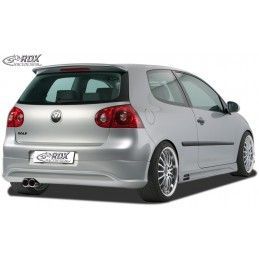 RDX rear bumper extension Tuning VW Golf 5 "R32 clean" with exhaust hole left, VW
