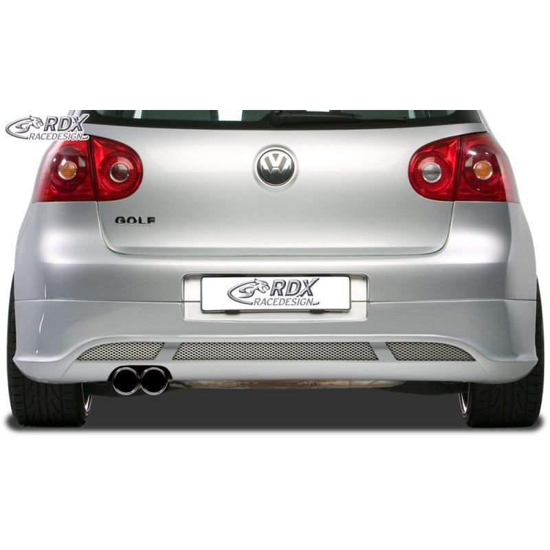 RDX rear bumper extension Tuning VW Golf 5 "V2" with exhaust hole left, VW RDX rear bumper extension Tuning VW Golf 5 "V2" with exhaust hole left, VW