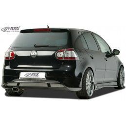 RDX rear bumper extension Tuning VW Golf 5 "V2" with exhaust hole left, VW