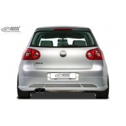 RDX rear bumper extension Tuning VW Golf 5 "V2" with exhaust hole left, VW