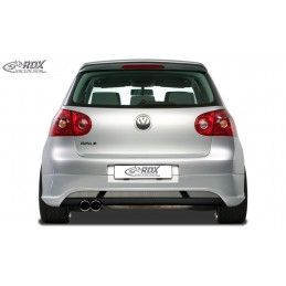 RDX rear bumper extension Tuning VW Golf 5 "V2" with exhaust hole left, VW