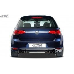 RDX rear bumper extension Tuning VW Golf 7 "R-Look" center part, VW