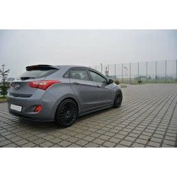 Maxton CENTRAL ARRIÈRE SPLITTER Hyundai i30 mk.2 Gloss Black, HY-I30-2-RD1G Tuning.fr