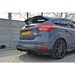 Maxton Rajout Du Pare-Chocs Arriere Ford Focus ST Mk3 FL (RS-Look) Gloss Black, FO-FO-3F-ST-RS1G Tuning.fr