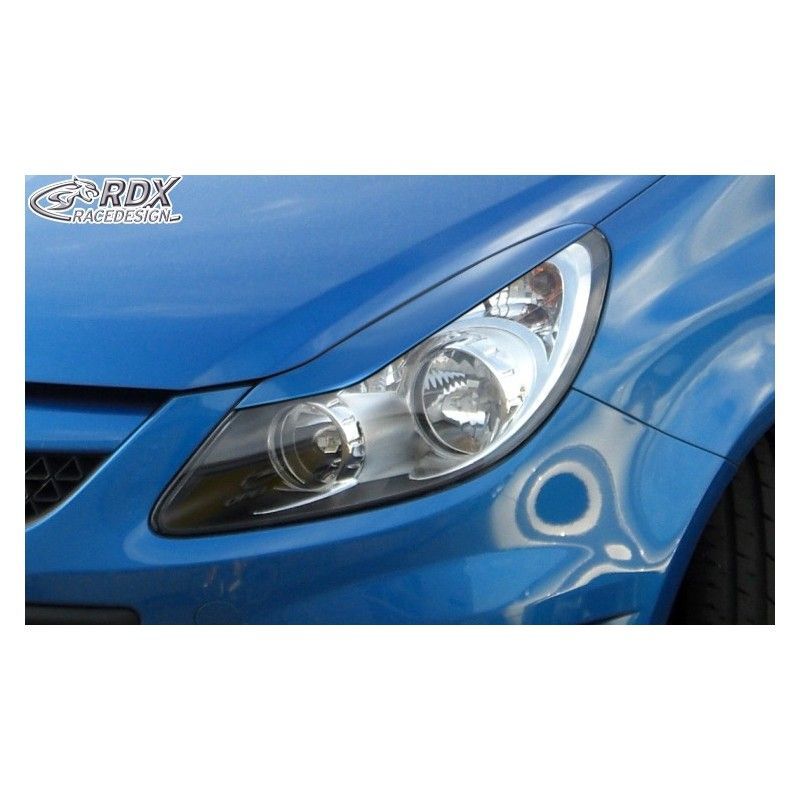 RDX Headlight covers Tuning OPEL Corsa D, OPEL RDX Headlight covers Tuning OPEL Corsa D, OPEL