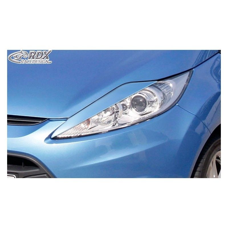 RDX Headlight covers Tuning FORD Fiesta MK7 JA8 JR8 (2008-2012), FORD RDX Headlight covers Tuning FORD Fiesta MK7 JA8 JR8 (2008-2012), FORD