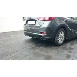 CENTRAL ARRIÈRE MAXTON Mazda 3 BN (Mk3) Facelift (avec une barre verticale) Noir Brillant