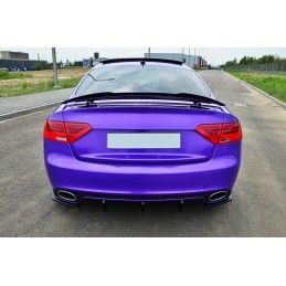 LAME ARRIERE MAXTON Audi RS5 Mk1 (8T) Facelift Noir Brillant