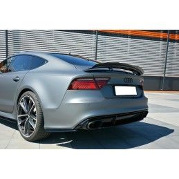 LAME ARRIERE MAXTON Audi RS7 Facelift Noir Brillant