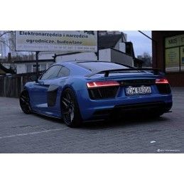 Rajouts Des Bas De Caisse MAXTON Pour Audi R8 Mk.2 Noir Brillant