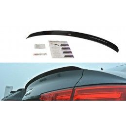 Maxton Spoiler Cap Audi A4 S-Line B9 Sedan Gloss Black, AU-A4-B9-SLINE-CAP1G Tuning.fr