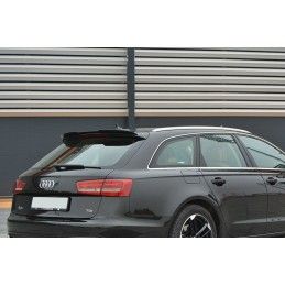 Spoiler Cap Maxton Audi A6 C7 Avant Noir Brillant