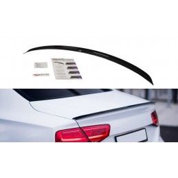 Maxton SPOILER CAP Audi A8 D4 Gloss Black, AU-A8-D4-CAP1G Tuning.fr