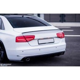 Maxton SPOILER CAP Audi A8 D4 Gloss Black, AU-A8-D4-CAP1G Tuning.fr