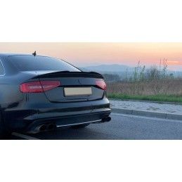 Spoiler Cap Maxton Audi S4 B8 FL Sedan Noir Brillant