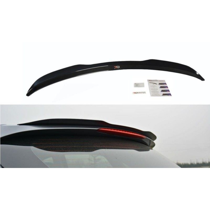 Maxton SPOILER CAP Hyundai i30 mk.2 Gloss Black, HY-I30-2-CAP1G Tuning.fr