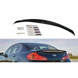 Spoiler Cap Maxton Infiniti G37 Sedan Noir Brillant