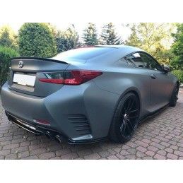 Spoiler Cap Maxton Lexus RC Noir Brillant