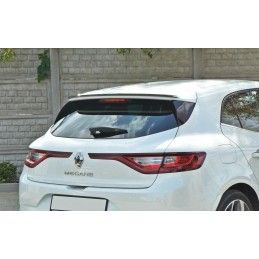 Maxton SPOILER CAP Renault Megane Mk4 Hatchback Gloss Black, RE-ME-4-CAP1G Tuning.fr