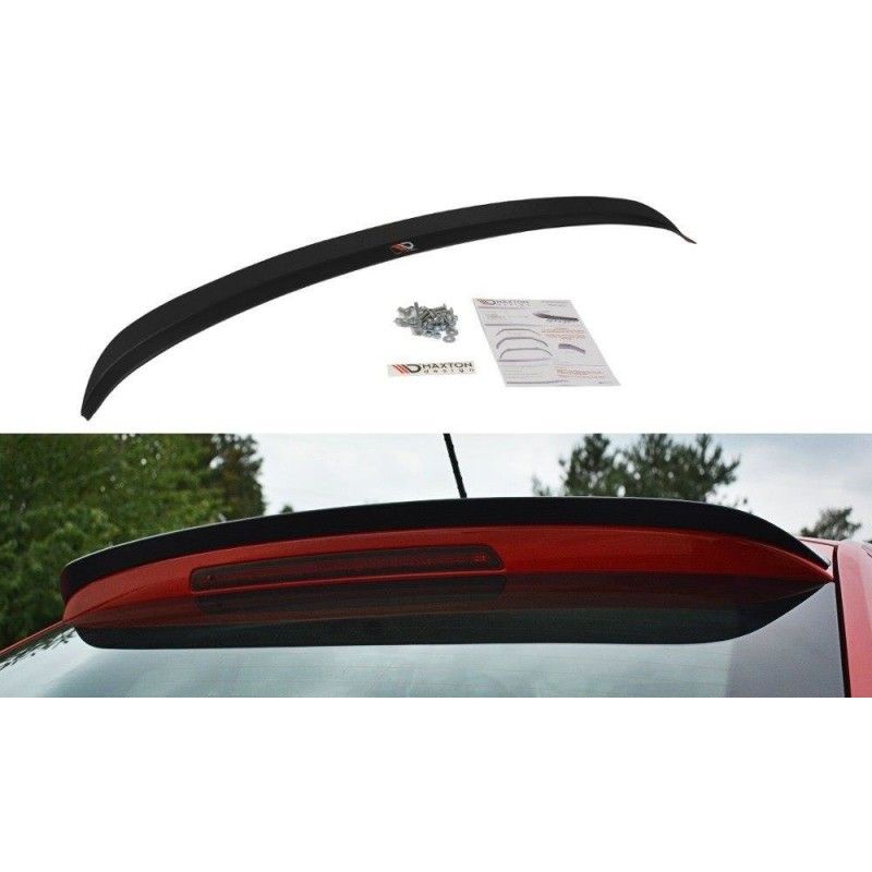 Maxton Spoiler Cap Skoda Rapid Spaceback Gloss Black, SK-RA-1-SB-CAP1G Tuning.fr