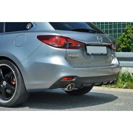 Maxton RAJOUT DU PARE-CHOCS ARRIERE Mazda 6 GJ (Mk3) Gloss Black, MA-6-3-W-RS1G Tuning.fr