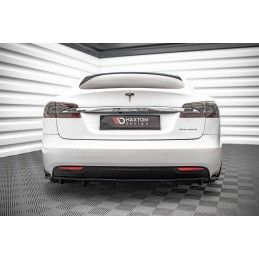 RAJOUT DU PARE-CHOCS ARRIERE Tesla Model S Facelift Noir Brillant