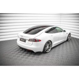 RAJOUT DU PARE-CHOCS ARRIERE Tesla Model S Facelift Noir Brillant