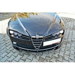 Maxton LAME DU PARE-CHOCS AVANT v.1 ALFA ROMEO 159 Gloss Black, AL-159-FD1G Tuning.fr