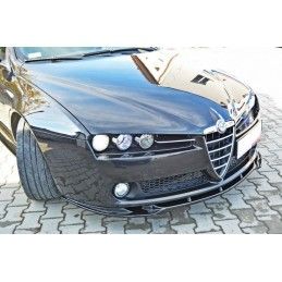 Maxton LAME DU PARE-CHOCS AVANT v.1 ALFA ROMEO 159 Gloss Black, AL-159-FD1G Tuning.fr