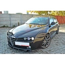 Maxton LAME DU PARE-CHOCS AVANT v.1 ALFA ROMEO 159 Gloss Black, AL-159-FD1G Tuning.fr