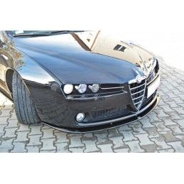 Maxton LAME DU PARE-CHOCS AVANT v.2 ALFA ROMEO 159 Gloss Black, AL-159-FD2G Tuning.fr