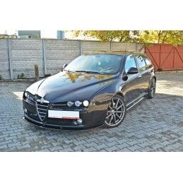 Maxton LAME DU PARE-CHOCS AVANT v.2 ALFA ROMEO 159 Gloss Black, AL-159-FD2G Tuning.fr