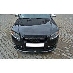 Maxton Lame Du Pare-Chocs Avant V.2 Audi A4 B7 Gloss Black, AU-A4-B7-FD2G Tuning.fr