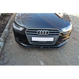 LAME AVANT MAXTON V.1 Audi A4 B8 FL Noir Brillant