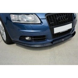 LAME AVANT MAXTON Audi A6 S-Line C6 Noir Brillant