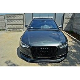 LAME AVANT MAXTON V.2 Audi S6 / A6 S-Line C7 Noir Brillant