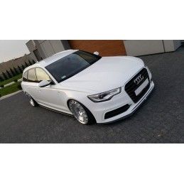 LAME AVANT MAXTON V.2 Audi S6 / A6 S-Line C7 Noir Brillant