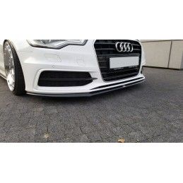 LAME AVANT MAXTON V.2 Audi S6 / A6 S-Line C7 Noir Brillant