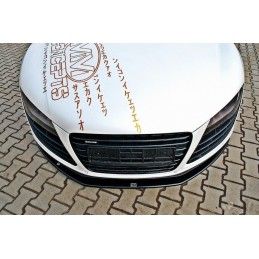 Maxton Lame Du Pare-Chocs Avant Audi R8 Mk.1 Gloss Black, AU-R8-1-FD1+FD1RG Tuning.fr