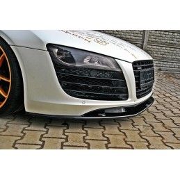 Maxton Lame Du Pare-Chocs Avant Audi R8 Mk.1 Gloss Black, AU-R8-1-FD1+FD1RG Tuning.fr