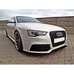 Maxton LAME DU PARE-CHOCS AVANT AUDI RS5 8T APRES FACELIFT, PREFACE Gloss Black, AU-RS5-1/1F-FD1G Tuning.fr