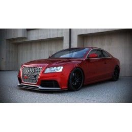 Maxton LAME DU PARE-CHOCS AVANT AUDI RS5 8T APRES FACELIFT, PREFACE Gloss Black, AU-RS5-1/1F-FD1G Tuning.fr