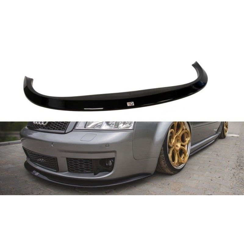 Maxton Lame Du Pare-Chocs Avant Audi RS6 C5 Gloss Black, AU-RS6-C5-FD1G Tuning.fr