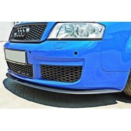 Maxton Lame Du Pare-Chocs Avant Audi RS6 C5 Gloss Black, AU-RS6-C5-FD1G Tuning.fr