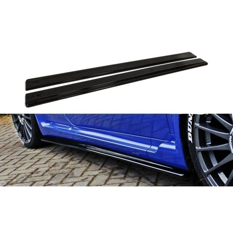 Maxton RAJOUTS DES BAS DE CAISSE POUR ALFA ROMEO 147 GTA Gloss Black, AL-147-1-GTA-SD1G Tuning.fr